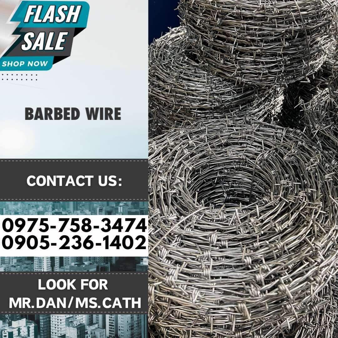 Barbed wire (Category: Construction & Building Materials) located in Manila. Submitted by cathvesta_sales (Listing ID 1337109376, Image 1). Description: .