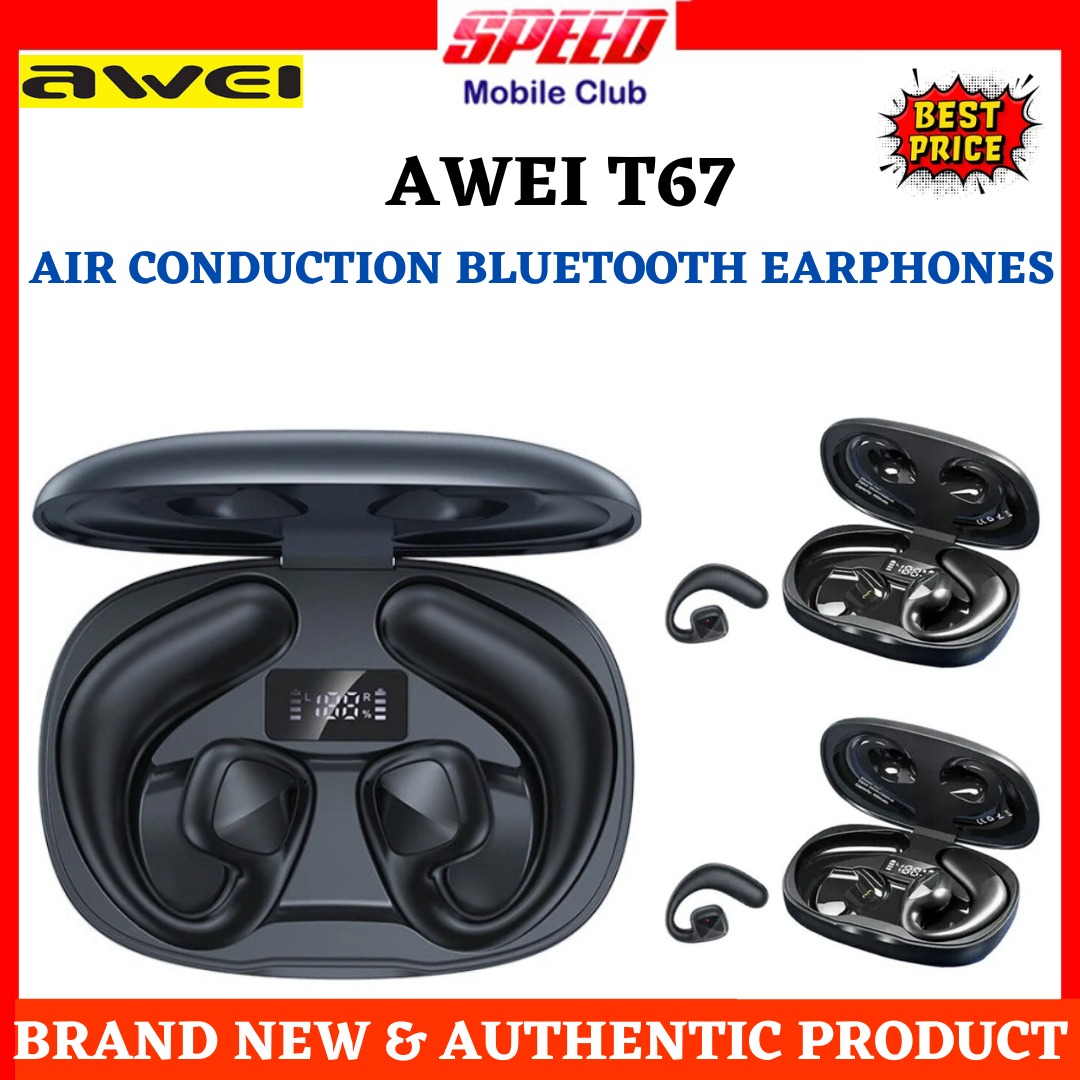 Awei T67 delicate 400mAh Air Conduction Bluetooth