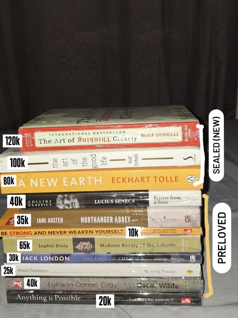Buku Baru dan Novel Preloved …