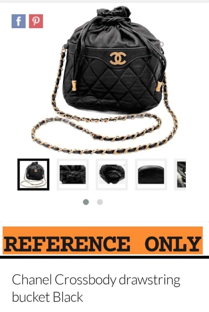 Chanel drawstring bucket sling (Category: Luxury Bags & Wallets) located in Cavite. Submitted by ohmie23 (Listing ID 1337174601, Image 2). Description: Chanel drawstring bucket sling.