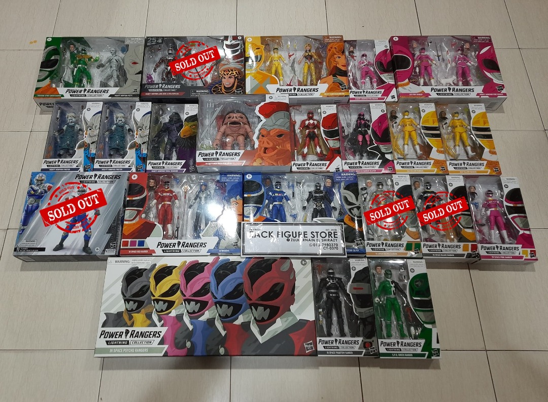 Clearance Stock Power Rangers - Hasbro Lightning Collection (UPDATE ...