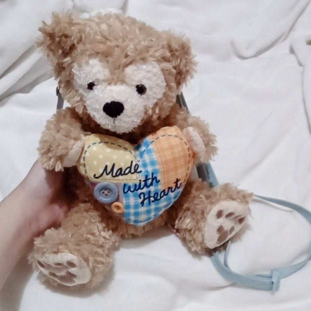 DUFFY PLUSH DOLL TOY BAG WITH STRAP ORIGINAL (Category: Plushies & Soft Toys) located in Cavite. Submitted by ice_dandan_ (Listing ID 1337093802, Image 2). Description: like new bag original.