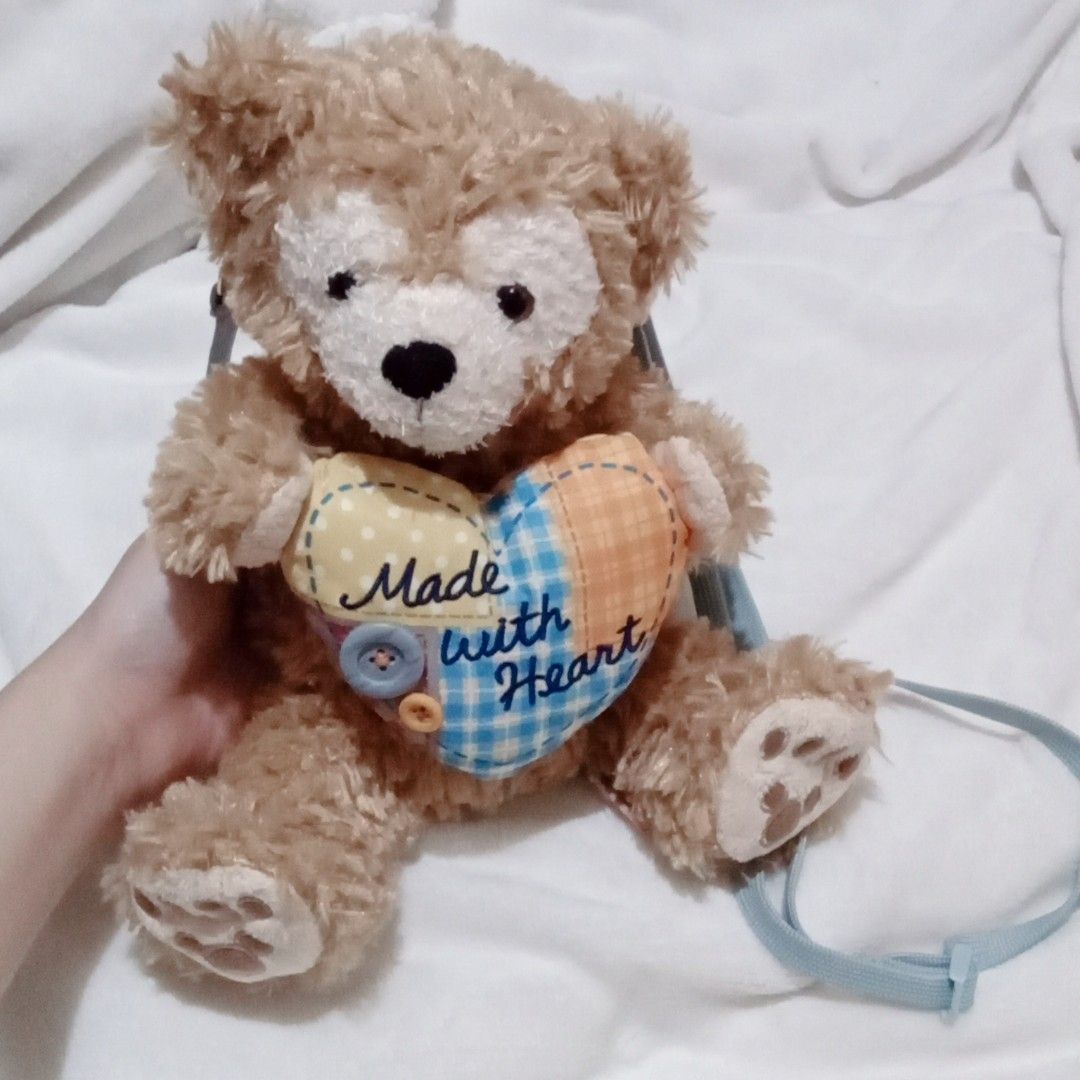 DUFFY PLUSH DOLL TOY BAG WITH STRAP ORIGINAL (Category: Plushies & Soft Toys) located in Cavite. Submitted by ice_dandan_ (Listing ID 1337093802, Image 1). Description: like new bag original.