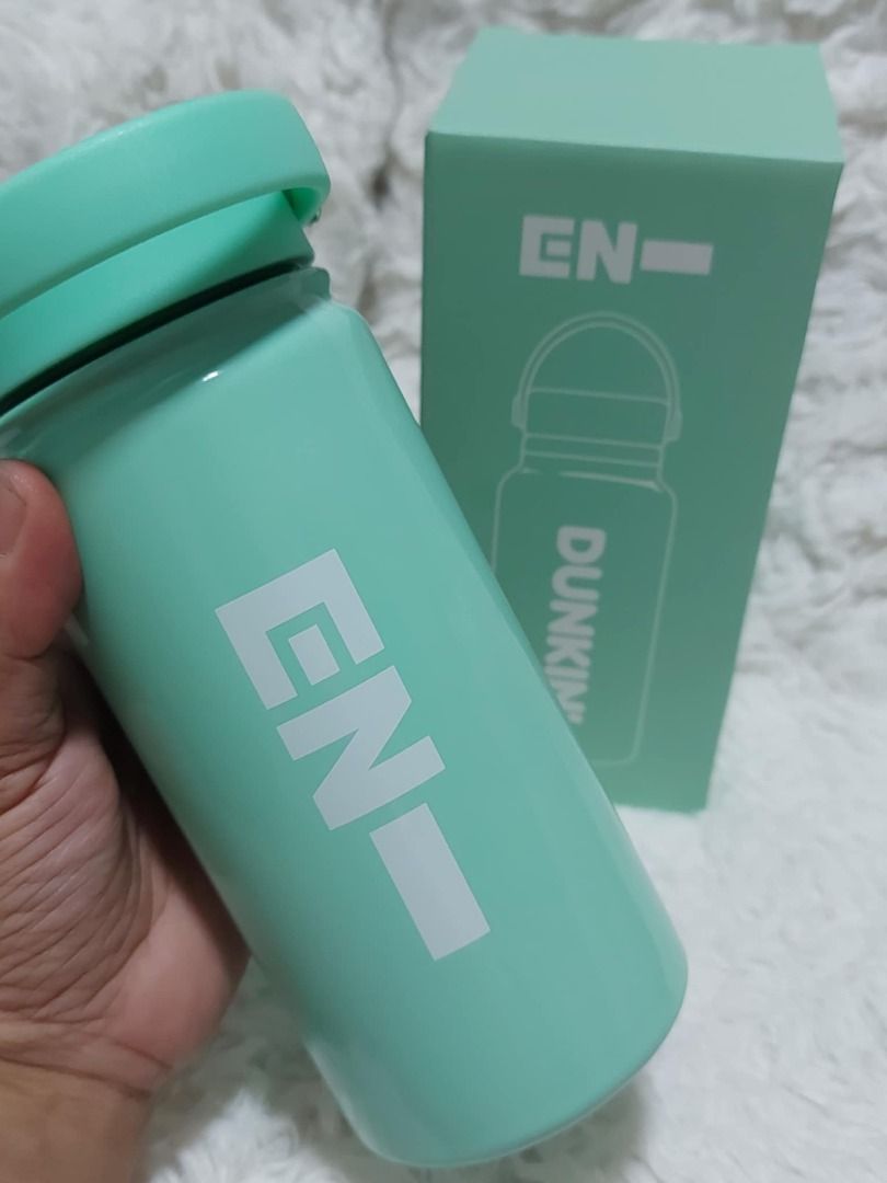 DUNKIN Enhypen Flask TEAL GREEN (Category: Water Bottles & Tumblers) located in Pasig City. Submitted by love11shop2020 (Listing ID 1334939679, Image 2). Description: DUNKIN Enhypen Flask TEAL GREEN Location Pasig City Send us DM -Direct Message / PM - Personal Message 👍 Authentic Brand - Original 👍 NEW / Brandnew 👍 Limited Offer / Limited Stocks Only. 👍 Mode of Payment Gcash or BDO 👍 shipping fee depend on the items and courier. 👍 Feel Fre