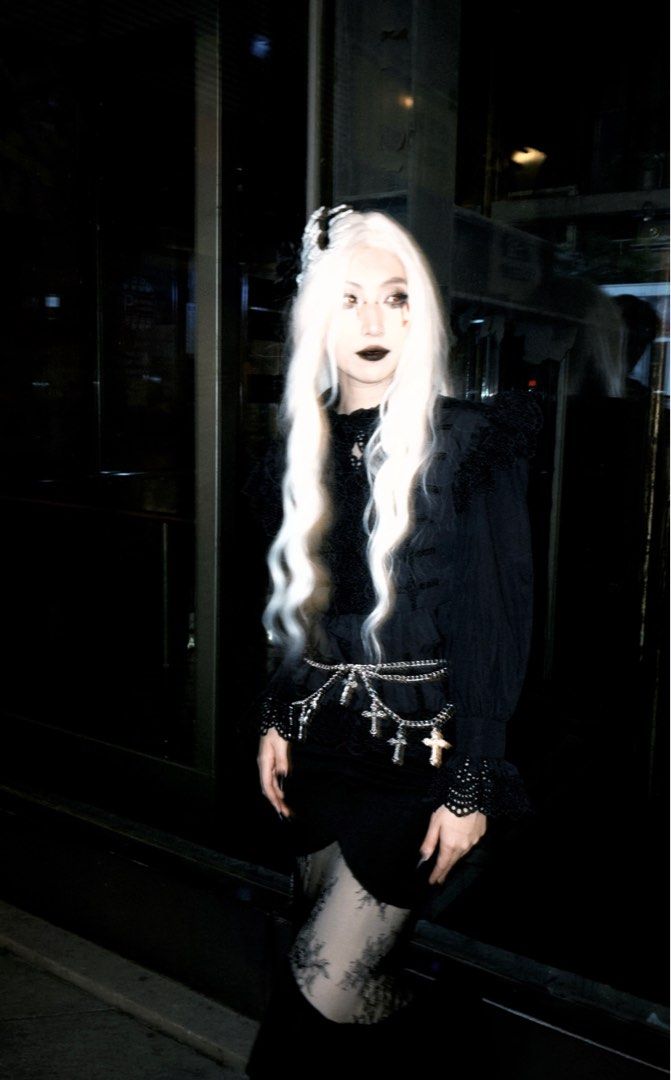 Fancy gyaru gal goth cross belt chains (Category: Belts) located in Makati City. Submitted by nerv0us (Listing ID 1337153591, Image 1). Description: 150p/each p5 for size chart .