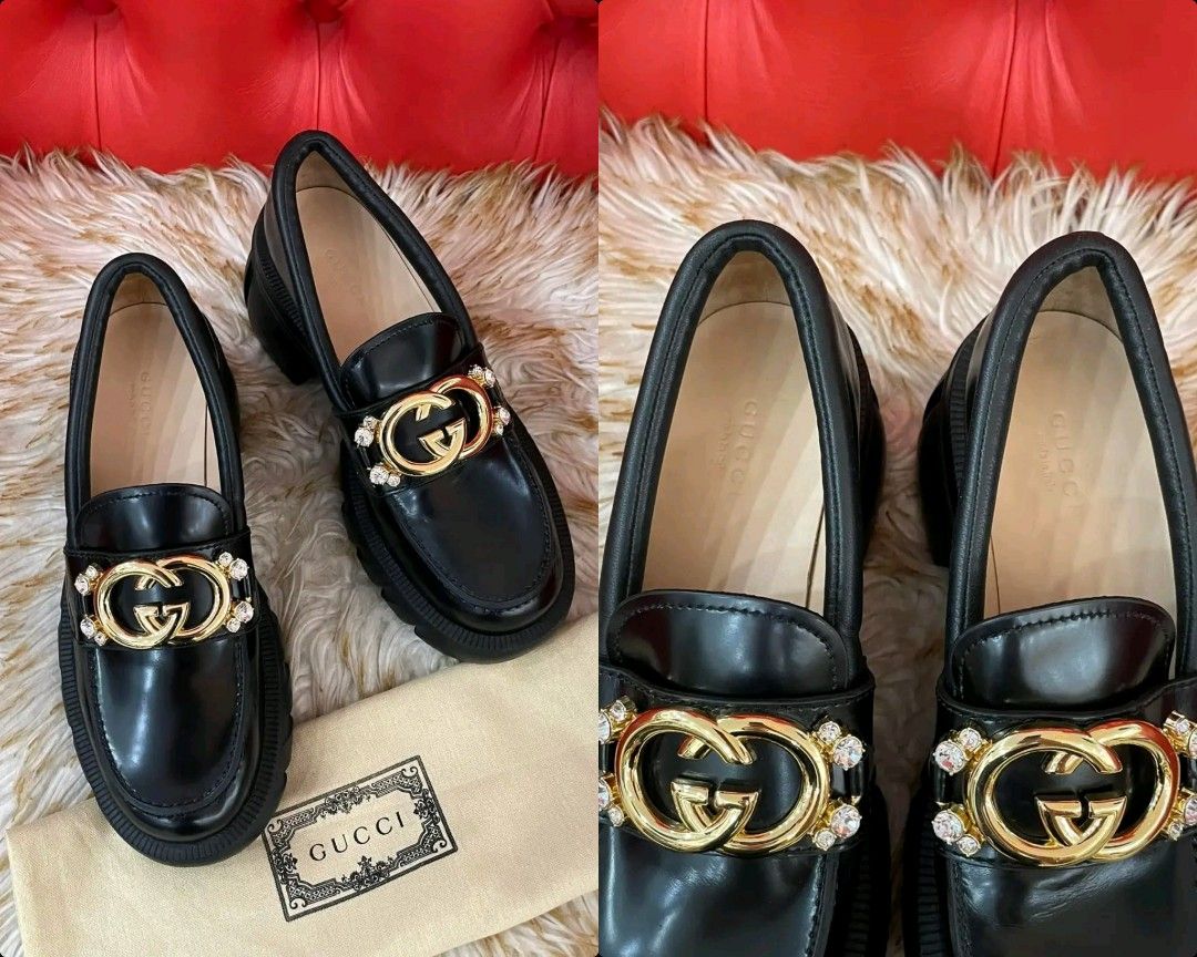 G U C C I Marmont Chunky Loafers