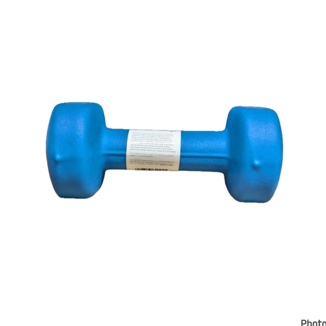 Gaiam Neoprene Dumbbells Blue 10 Lbs. Set Of Two Hand Weights Sports Equipment Exercise Fitness Weights Dumbbells on Carousell