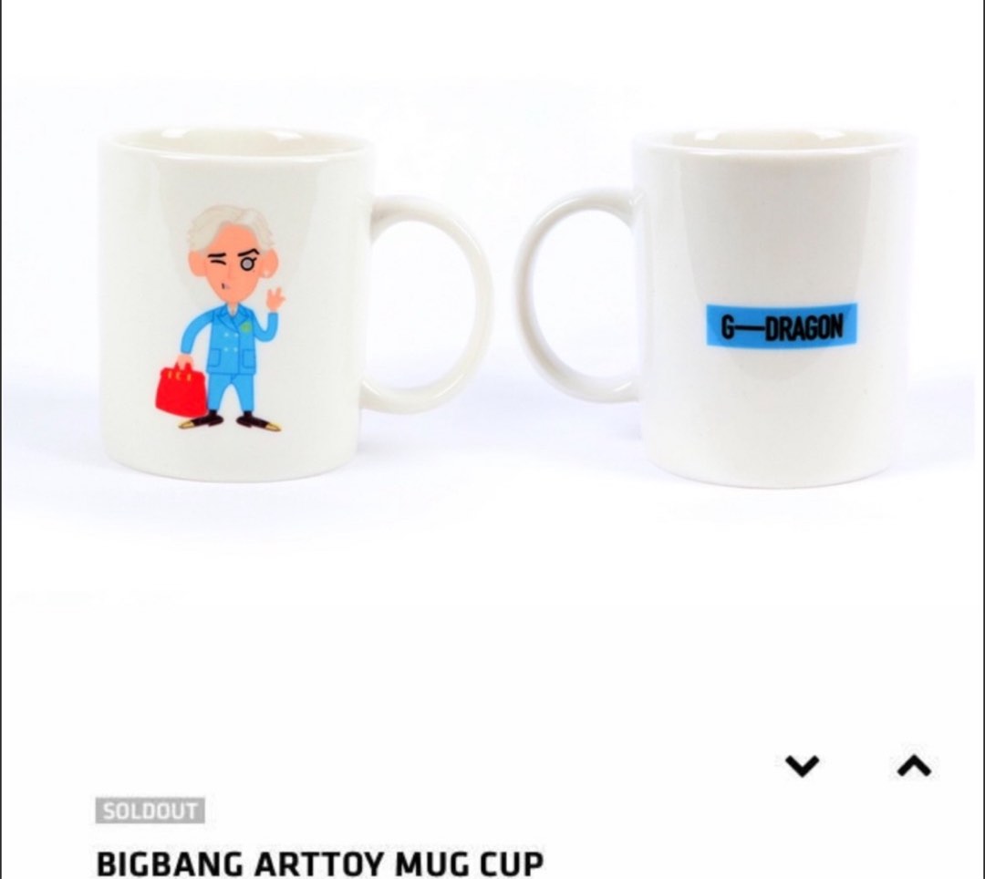 G-DRAGON Art Toy Mug Cup with Box|BIGBANG ART TOY by ERIC SO