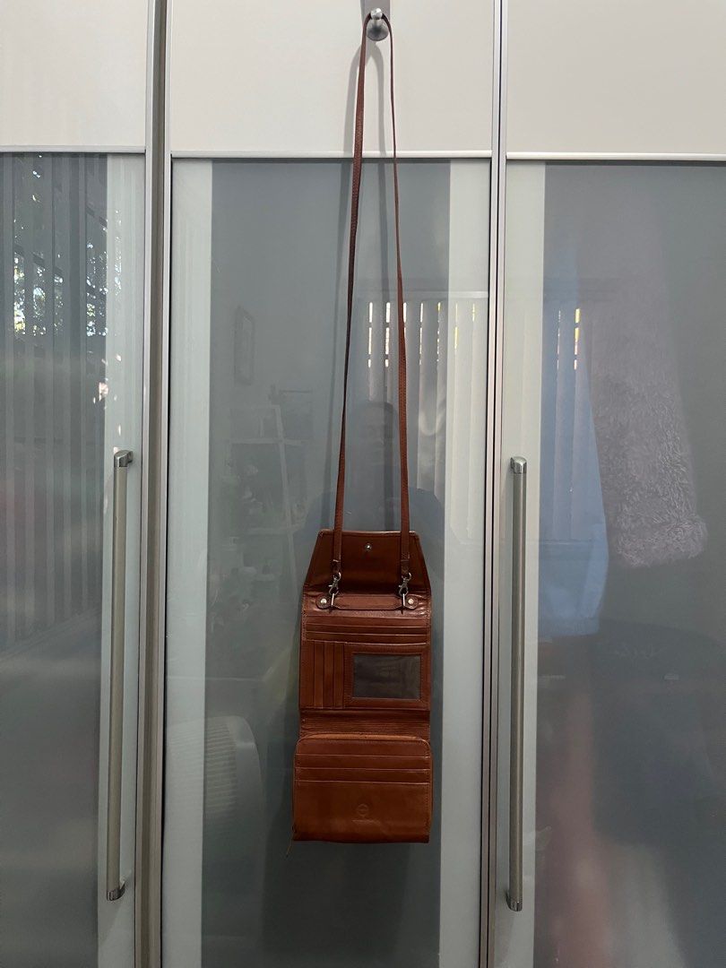 Genuine leather sling wallet bag (Category: Cross-body Bags) located in Marikina City. Submitted by myprelovedcollectibles (Listing ID 1337105806, Image 2). Description: .