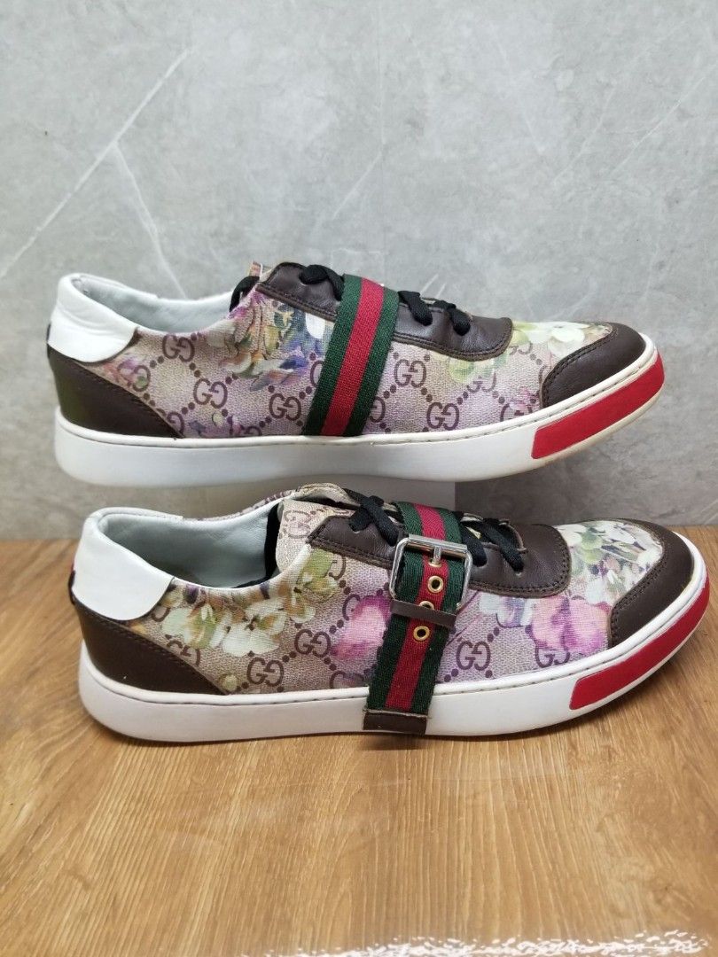Gucci floral sneakers mens clearance