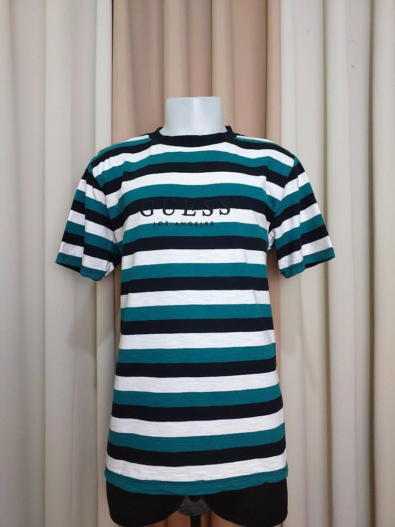 Guess stripe tees deals