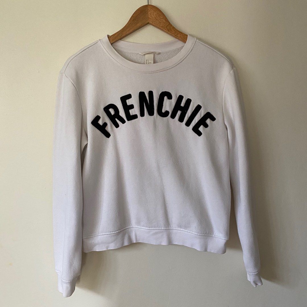 H M Frenchie Sweater Women s Fashion Coats Jackets and Outerwear on Carousell