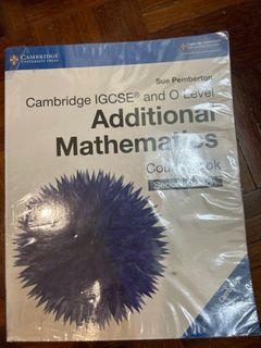 Cambridge IGCSE O level Additional Mathematics 2nd edition, Hobbies ...
