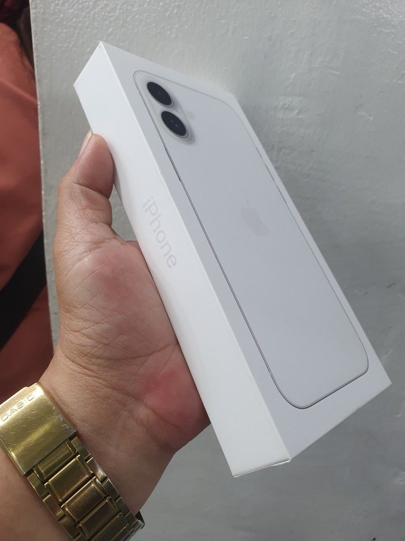 Iphone 16 plus 128gb white brandnew (Category: iPhone 16 Series) located in San Juan City. Submitted by chelle.celino (Listing ID 1337126277, Image 3). Description: iphone 16 plus 128gb white Factory unlock HK variant brandnew sealed All original 1yr warranty apple And my store we accept trade in and credit card installment and Ggives Willing to meet up.cash on delivery call or txt me.09353229255 fbpage michelle telecom...