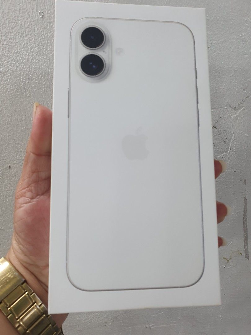 Iphone 16 plus 128gb white brandnew (Category: iPhone 16 Series) located in San Juan City. Submitted by chelle.celino (Listing ID 1337126277, Image 1). Description: iphone 16 plus 128gb white Factory unlock HK variant brandnew sealed All original 1yr warranty apple And my store we accept trade in and credit card installment and Ggives Willing to meet up.cash on delivery call or txt me.09353229255 fbpage michelle telecom...