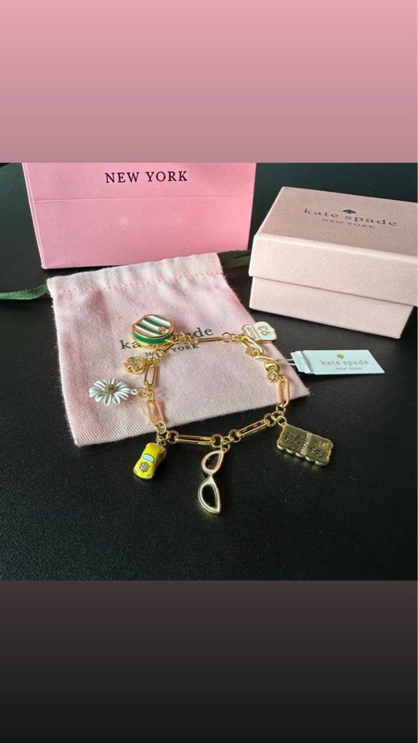 Kate spade bracelets (Category: Bracelets) located in Manila. Submitted by stack.in.it (Listing ID 1337221613, Image 2). Description: 1,400 each with paperbag and dustpouch.