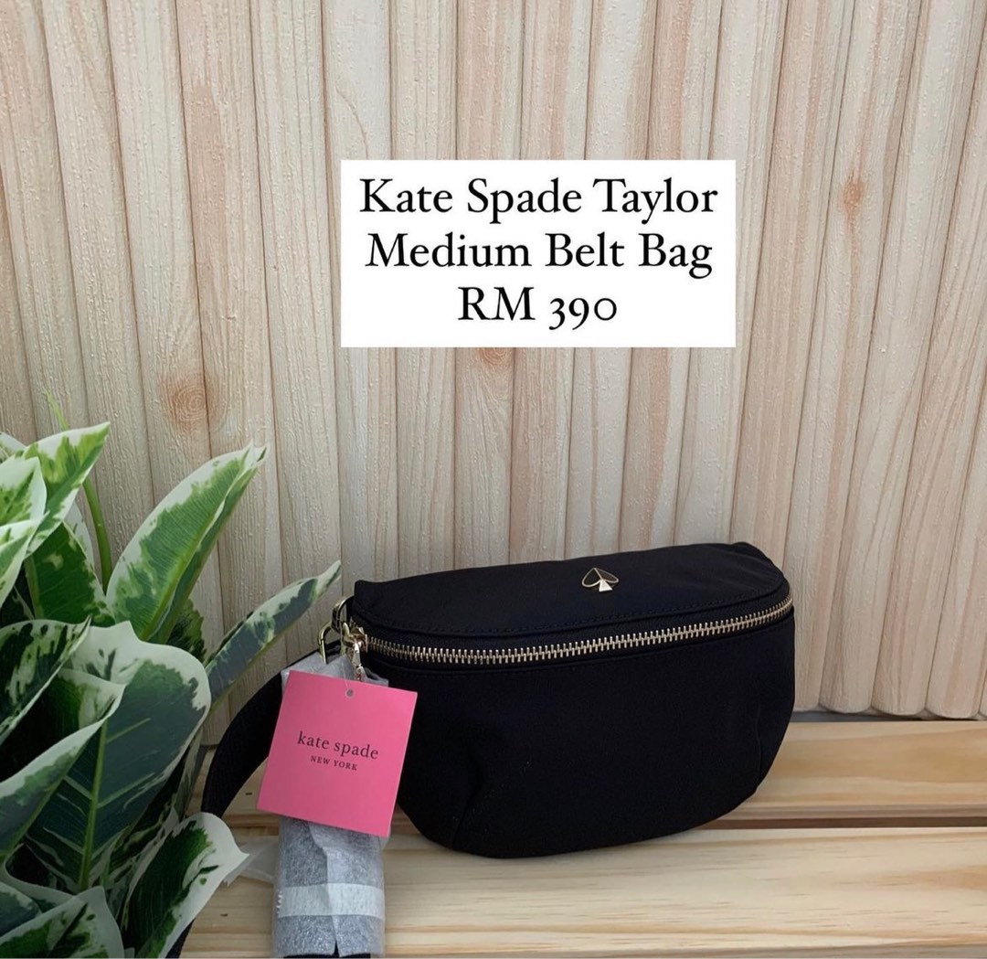 Kate Spade Taylor Medium Belt Bag Black Luxury Bags Wallets on Carousell