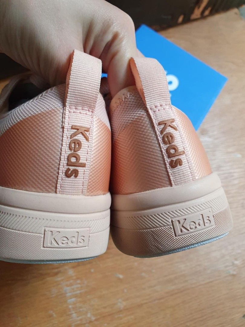 Keds womens studio flash mesh rose gold Women s Fashion Footwear Sneakers on Carousell