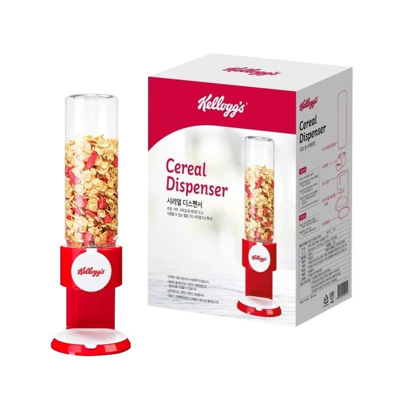 Kellogg’s Cereal Dispenser (Category: Food Organization & Storage) located in Manila. Submitted by 17thfinds (Listing ID 1337139619, Image 1). Description: 2 colors available.