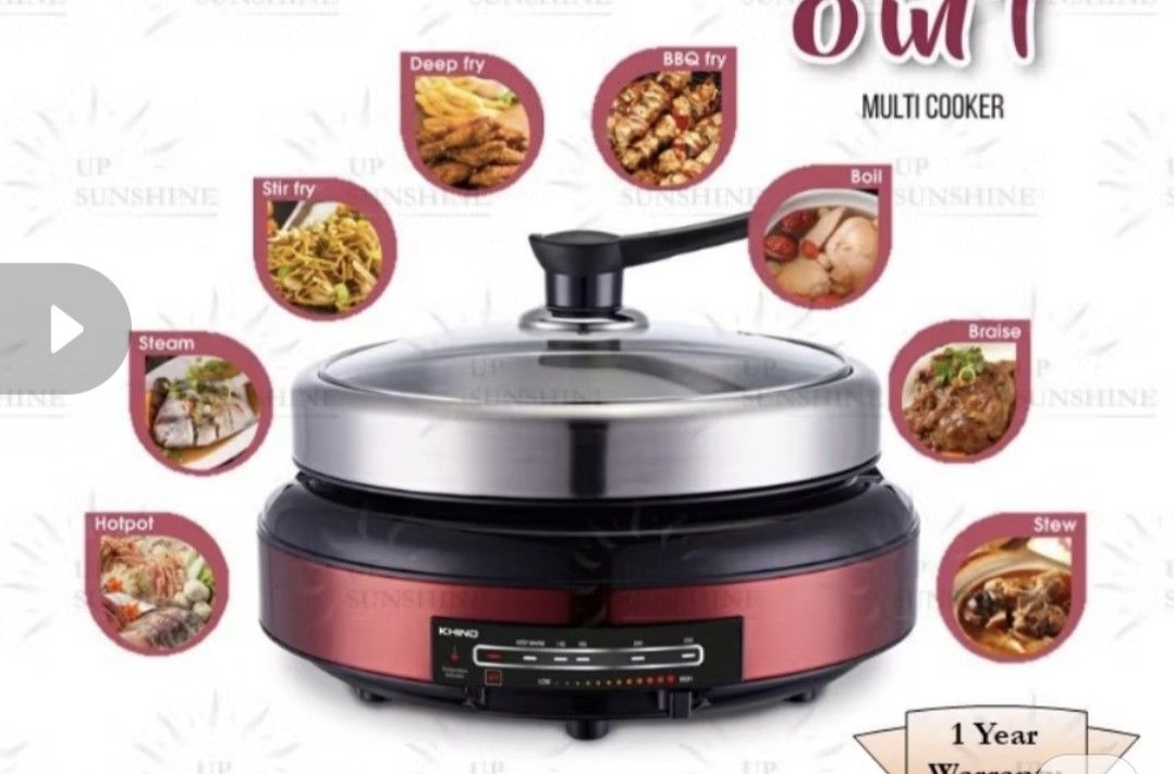 Khind 8 in 1 multi cooker TV Home Appliances Kitchen Appliances Cookers on Carousell