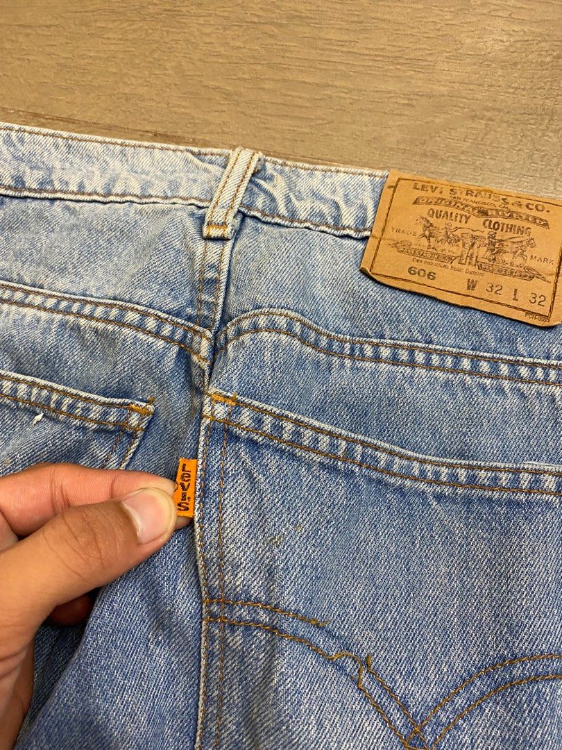 Levi's 606 orange tab online