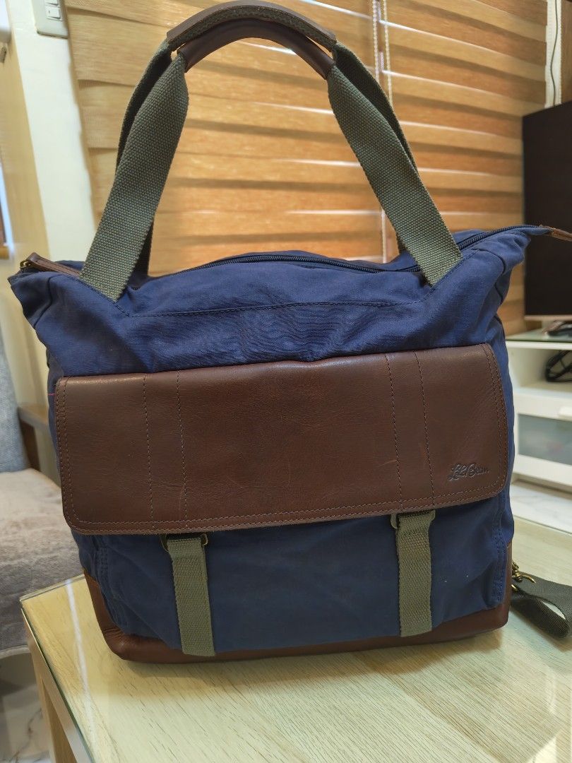 Ll bean field canvas messenger bag online