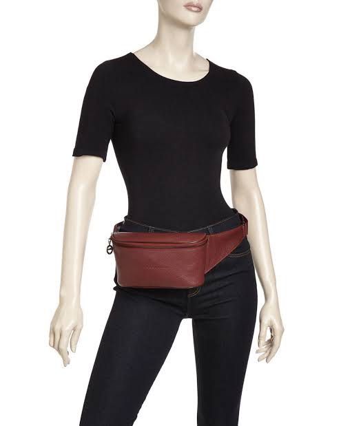Original Longchamp Le Foulonne leather belt bag. Luxury Bags Wallets on Carousell