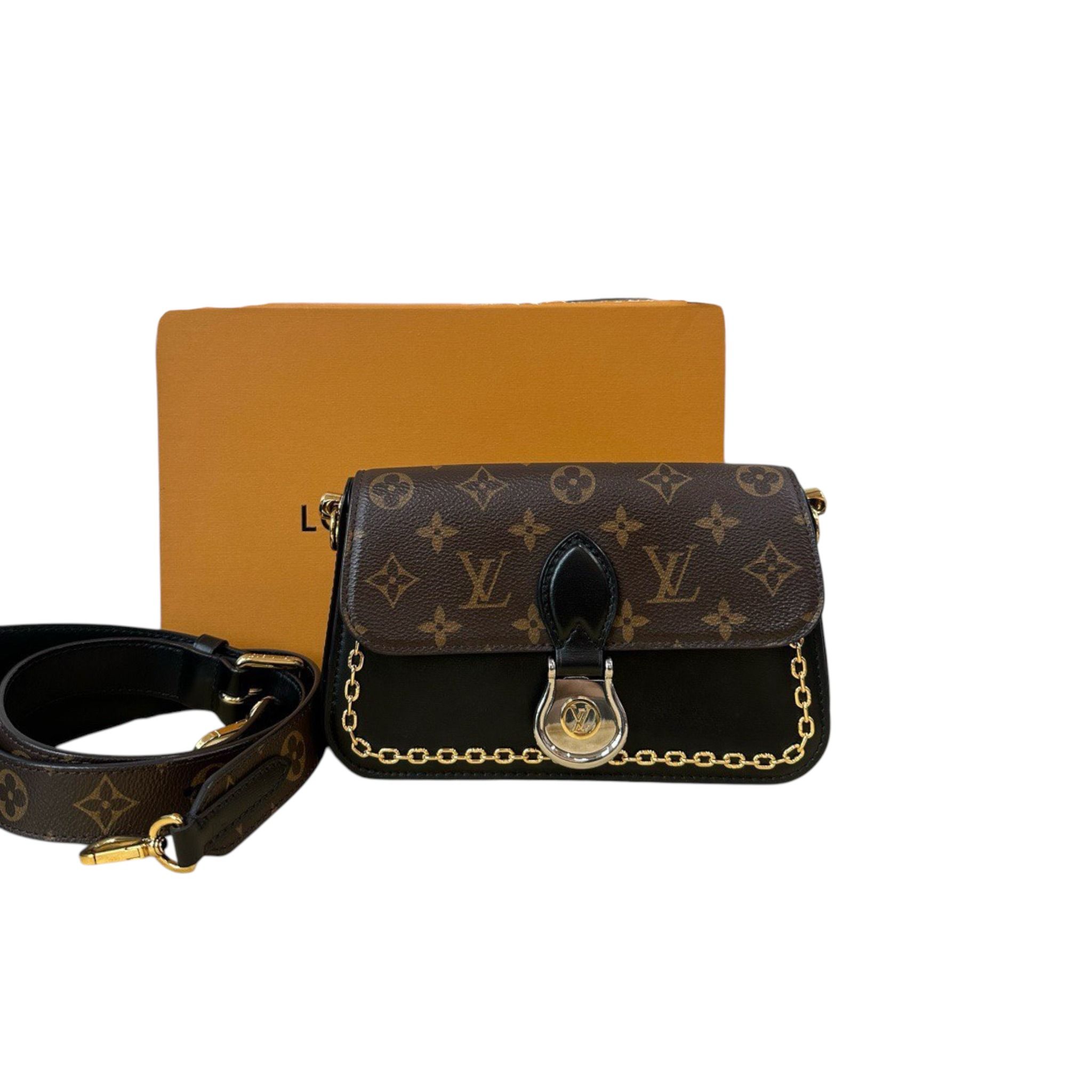 Louis Vuitton Neo Saint Cloud in Monogram Black, Luxury, Bags