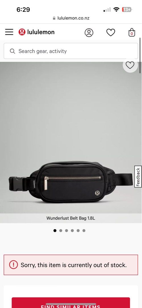 Lululemon Wunderlust Bag (Category: Cross-body Bags) located in Quezon City. Submitted by dclutter_ph (Listing ID 1337126285, Image 2). Description: RUSH SALE rfs: need funds original, only used a few times. no flaws price is negotiable (no to lowballers).