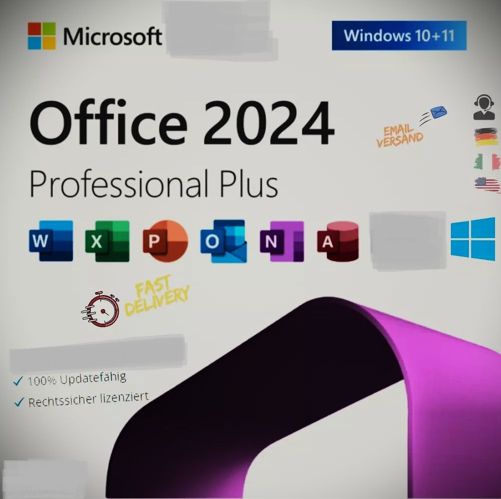 Microsoft Office 2024 Professional Plus 1PC lifetime license key