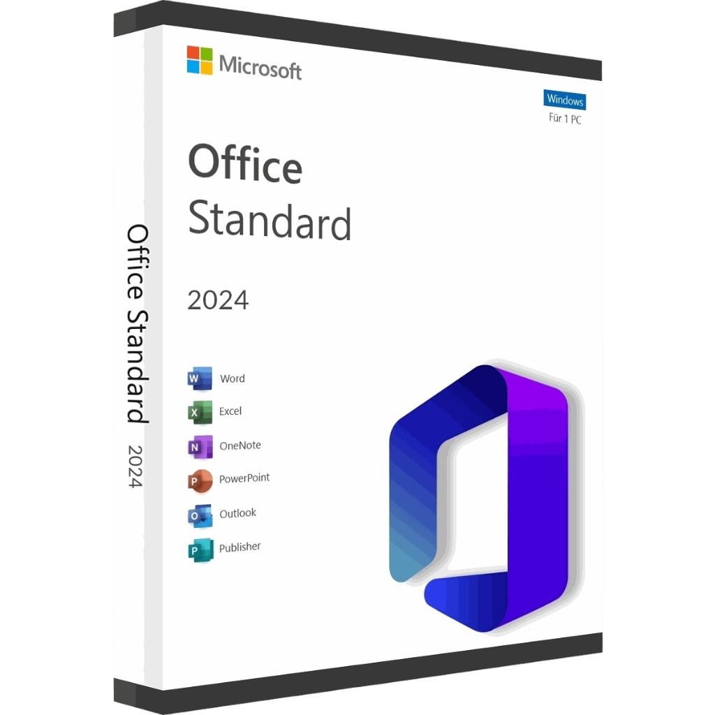 Microsoft Office 2024 Standard 32 & 64 Bit multilingual brand new