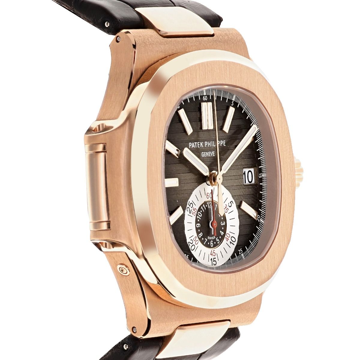 Mint 2017 Patek Philippe Nautilus 5980R-001 Brown (Category: Watches) located in Singapore. Submitted by luxehouze (Listing ID 1310597746, Image 3). Description: Join our Community for special deals and latest arrivals! //bit.ly/LHWatchesSG Patek Philippe Nautilus 5980R-001 Brown Please contact us for product availability Watch Details: SKU: 0011414 Condition: Good (80%) Dial: Black / Brown Case Diameter: 40.5 mm Year: Sep 2017 Completeness: Box 