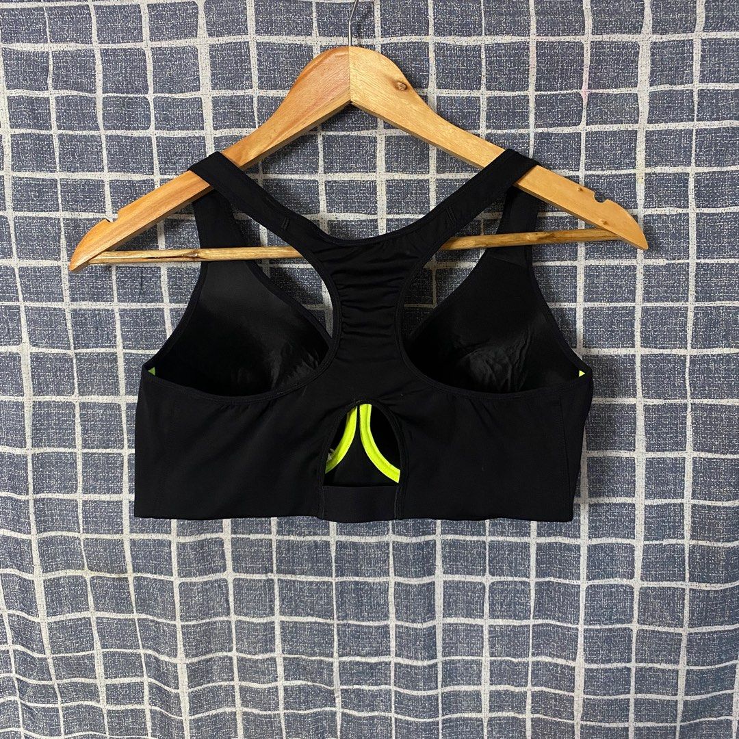 Nike training high support pro rival bra in black outlet