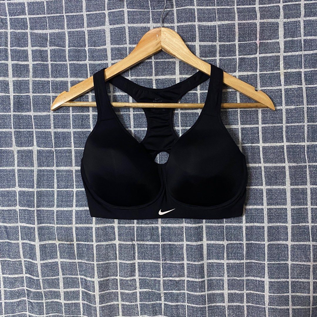 Nike Training High Support Pro rival sports bra In Black Women s Fashion Activewear on Carousell