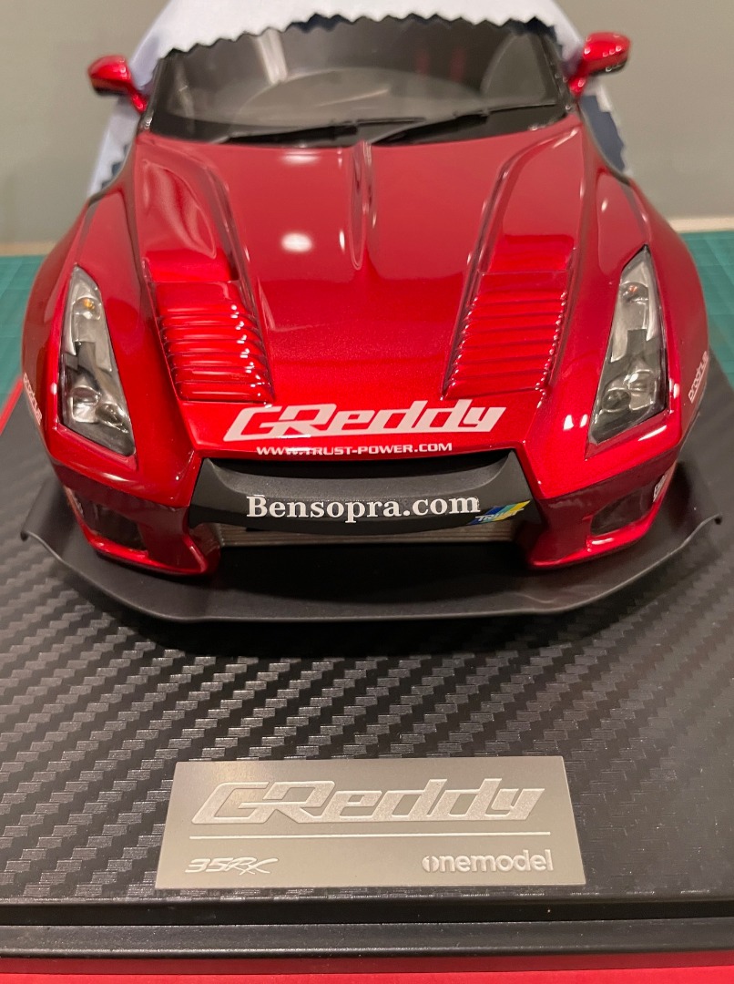 One Model 1/18 Nissan GReddy R35 GT-R model car, Hobbies & Toys, Toys ...