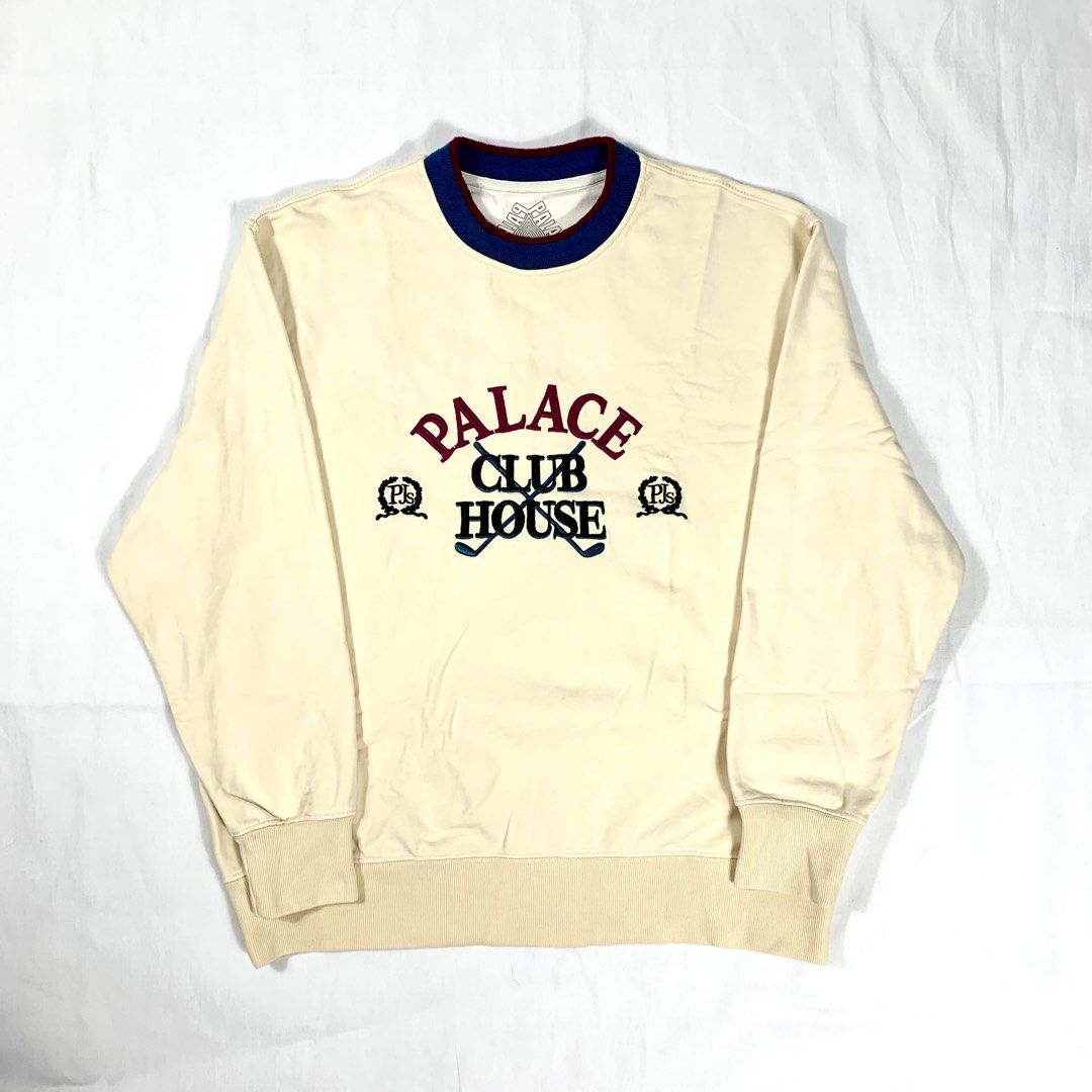 Palace Clubhouse Crewneck Men s Fashion Coats Jackets and Outerwear on Carousell