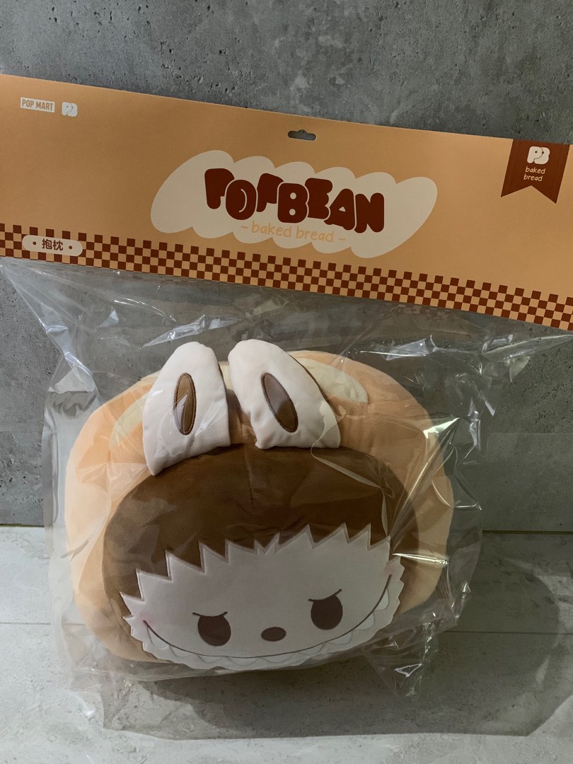 クッション・抱きまくら・ブランケット POP MART POP BEAN baked bread labubu POP BEAN Baked Bread Series Pillow /PUCKY Home Ornaments | eBay