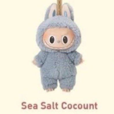 POPMART ラブブ Macaron Sea Salt Coconut Labubu The Monsters Exciting Macaron Vinyl Face Series Sea