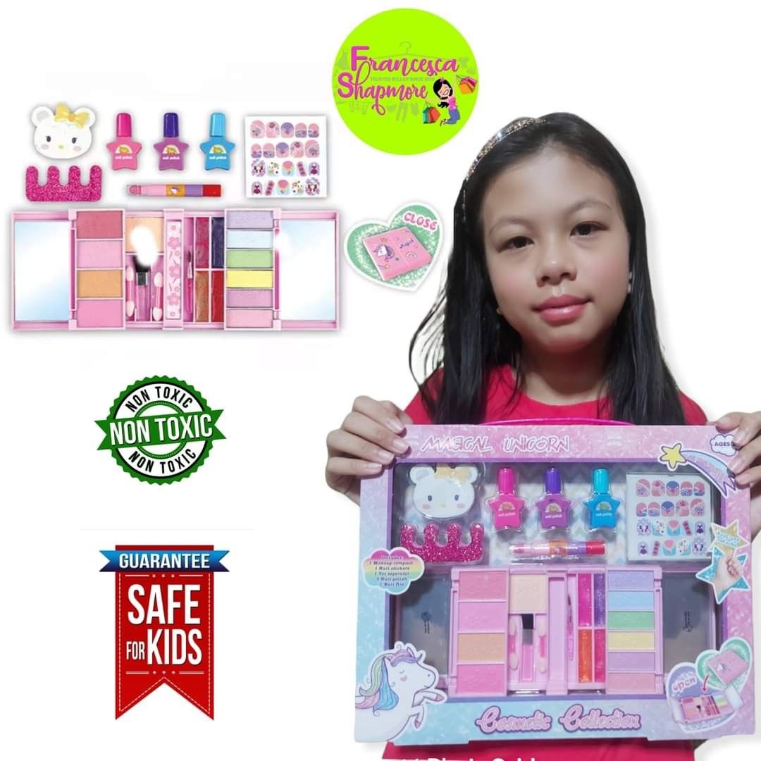 Real Make up for Kids (Category: Makeup) located in Caloocan City. Submitted by francesca.shapmore1 (Listing ID 1337059243, Image 1). Description: Real MAKE UP for kids Now: 599 Reg: 750 non toxic, hypoallergenic.