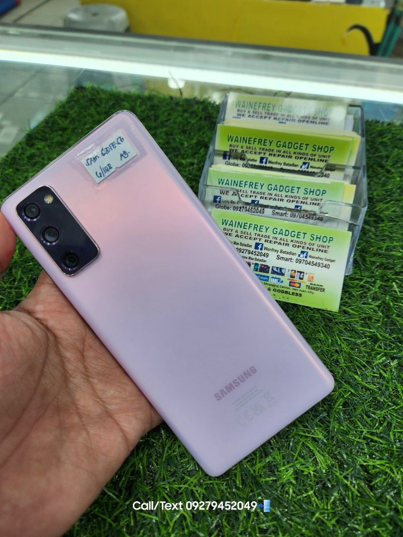 Samsung S20 Fe 5G (Category: Samsung) located in Manila. Submitted by lucky.charm.gadgets (Listing ID 1337214825, Image 1). Description: SAMSUNG S20 FE 5G 6gb /128gb SLIGHTLY USED MAKINIS NO HIDDEN ISSUE NO REPAIR HISTORY CHECK TO SAWA BAGO BAYARAN PEDE SA MAARTE MAGBASA KA MUNA BAGO KA MAG REACT ! Buy at your own risk 😊 For fast transaction call/text 09279452049,09704549350 *PAG COD SAMIN ANG PERSONAL RIDER Required po yung Payment First sa shi