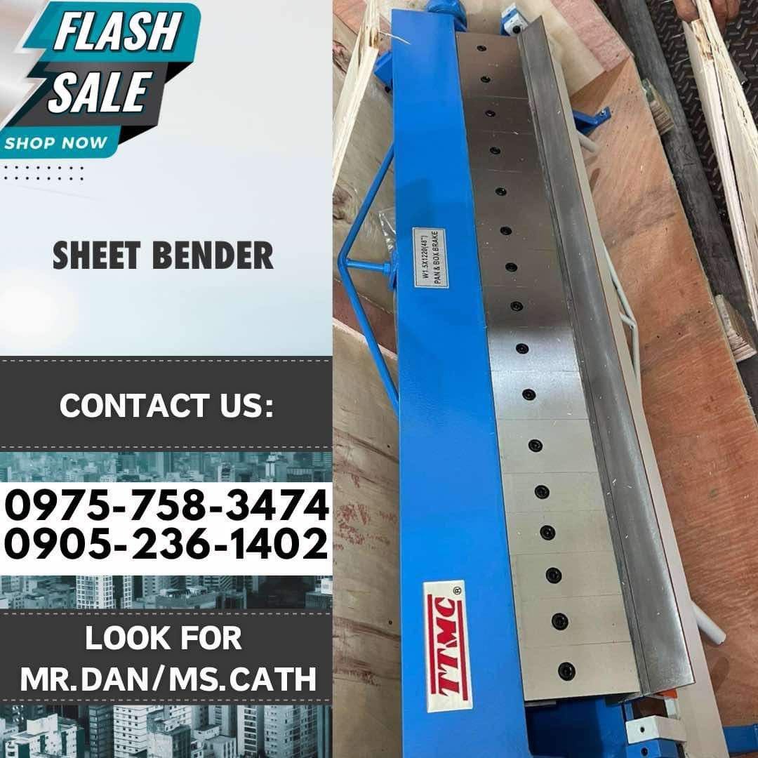 Sheet bender (Category: Construction Tools & Equipment) located in Manila. Submitted by cathvesta_sales (Listing ID 1337109155, Image 1). Description: .