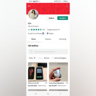 (Kategori: ) berada di . Dikirim oleh linicita (ID iklan 1337124922, Gambar 1). Deskripsi: .