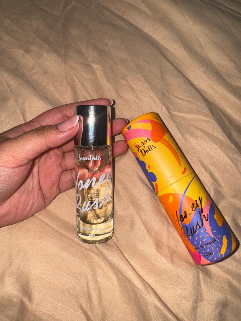 Sugar Dolls Honey Rush (Category: Fragrance & Deodorants) located in Quezon City. Submitted by forthriftersph (Listing ID 1337176621, Image 3). Description: FREE FREE FREE ‼️ Get for Free for any purchase above 1000! 🧚.