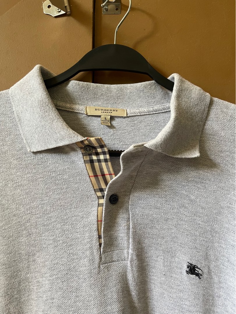 Vintage burberry polo shirt top