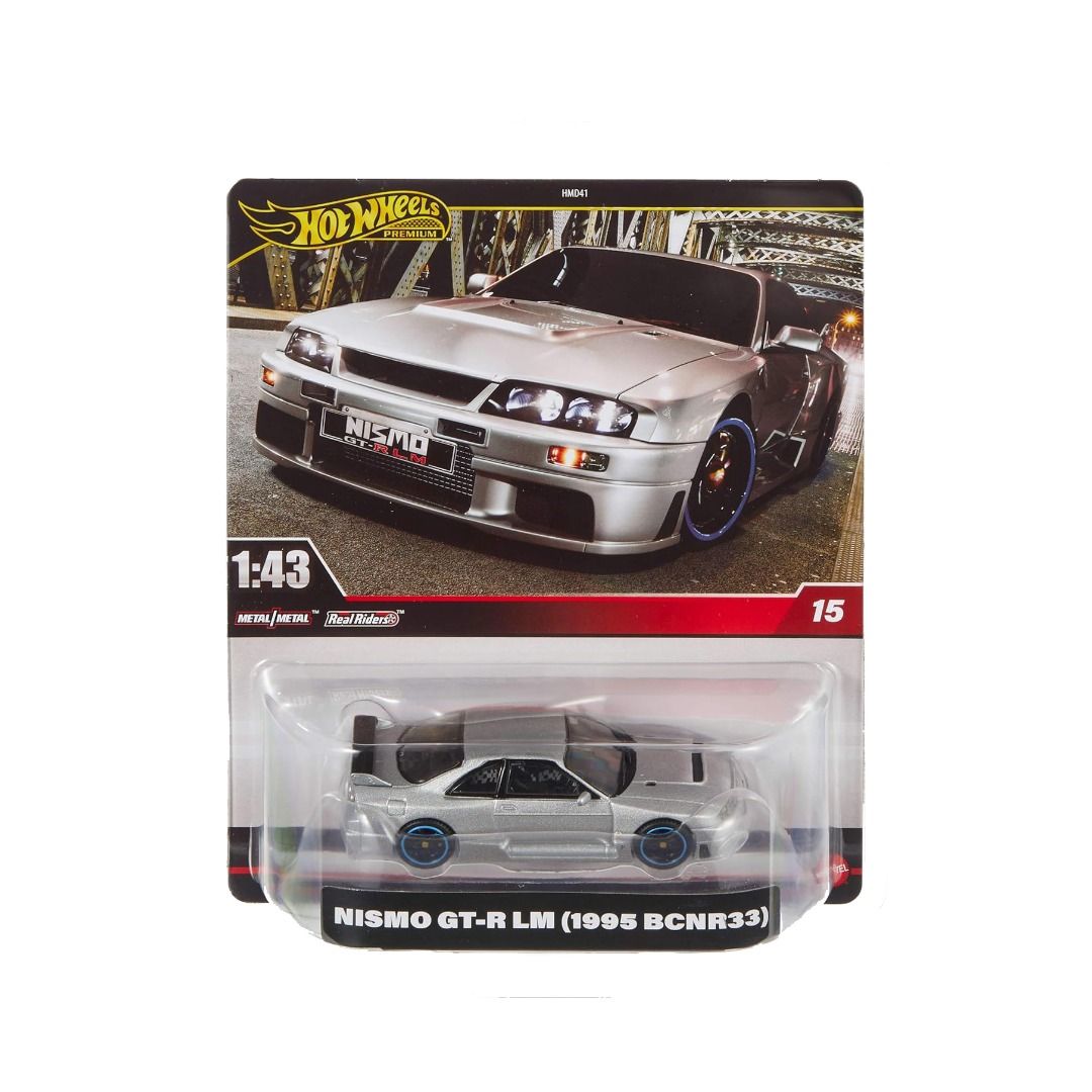 1/43 Hotwheels Nissan Skyline GT-R BCNR33 1995 R33 LM V-Spec