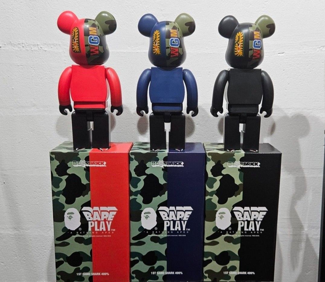 BE@RBRICK BAPE NFS カモ 2008春夏 400%