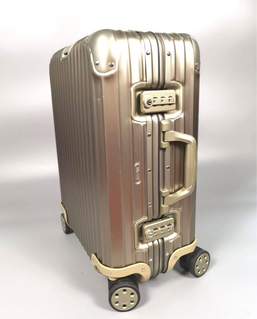 45L RIMOWA Topas cabin plus Titanium, Hobbies & Toys, Travel