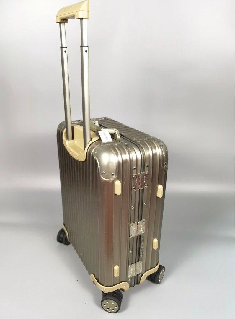 45L RIMOWA Topas cabin plus Titanium, Hobbies & Toys, Travel