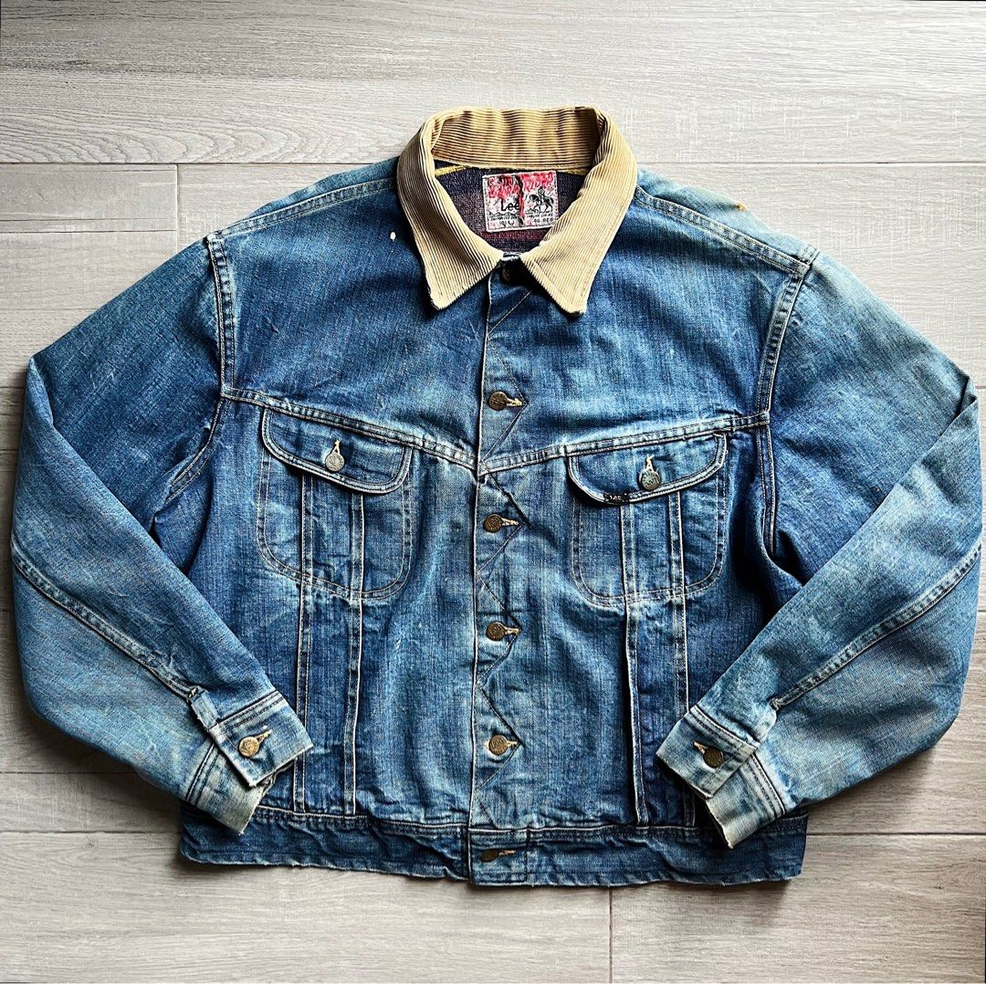 Vintage lee storm rider denim jacket sale