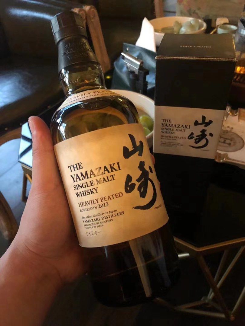 山崎2013 Yamazaki Heavily Peated 2013, 嘢食& 嘢飲, 酒精飲料- Carousell